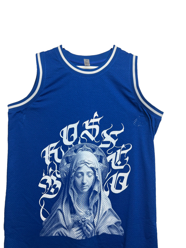 Virgin Mary Jersey - Blue - BrosXCo