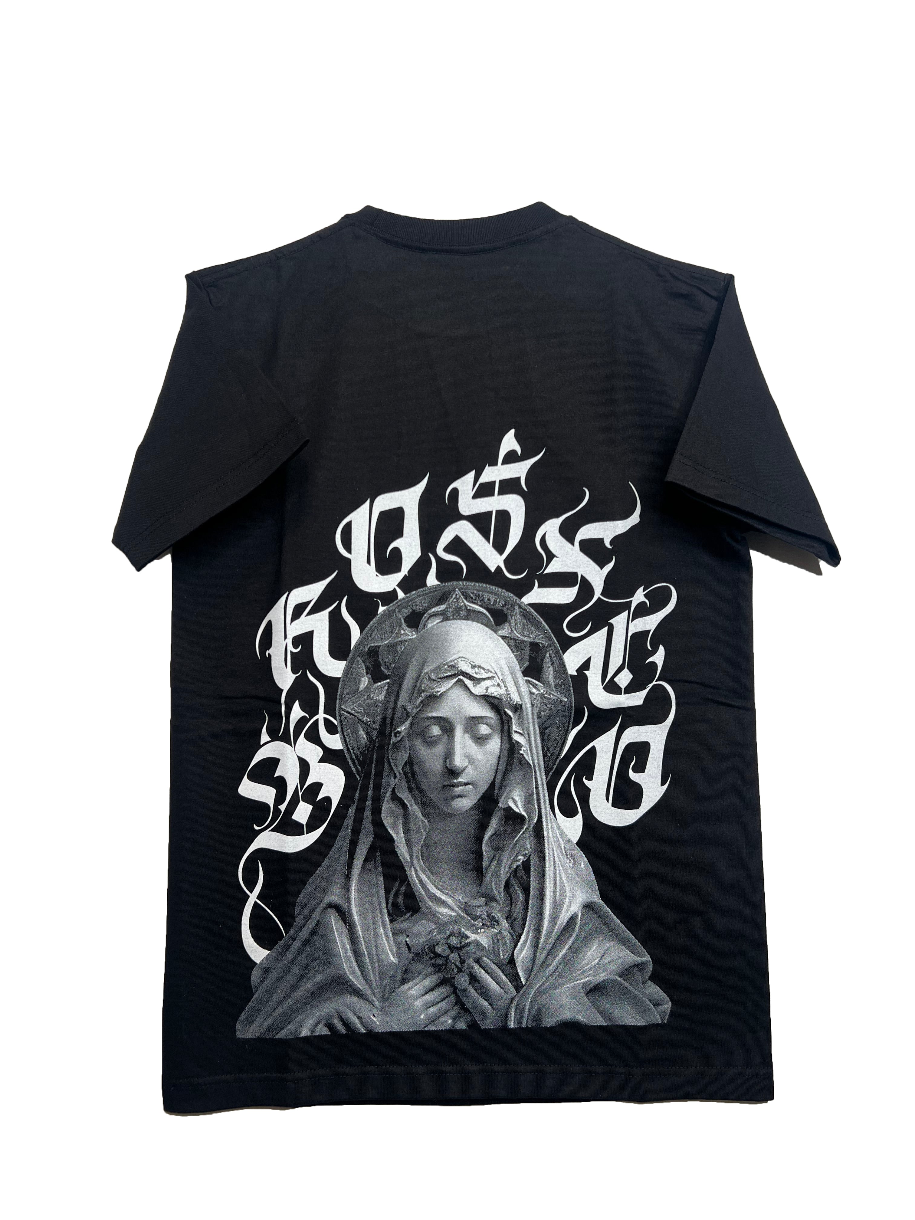 Virgin Mary Tee - Black - BrosXCo