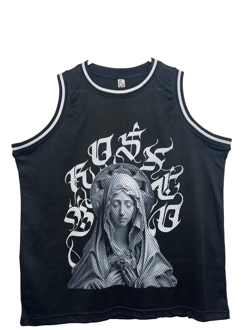 Virgin Mary Jersey - Black - BrosXCo