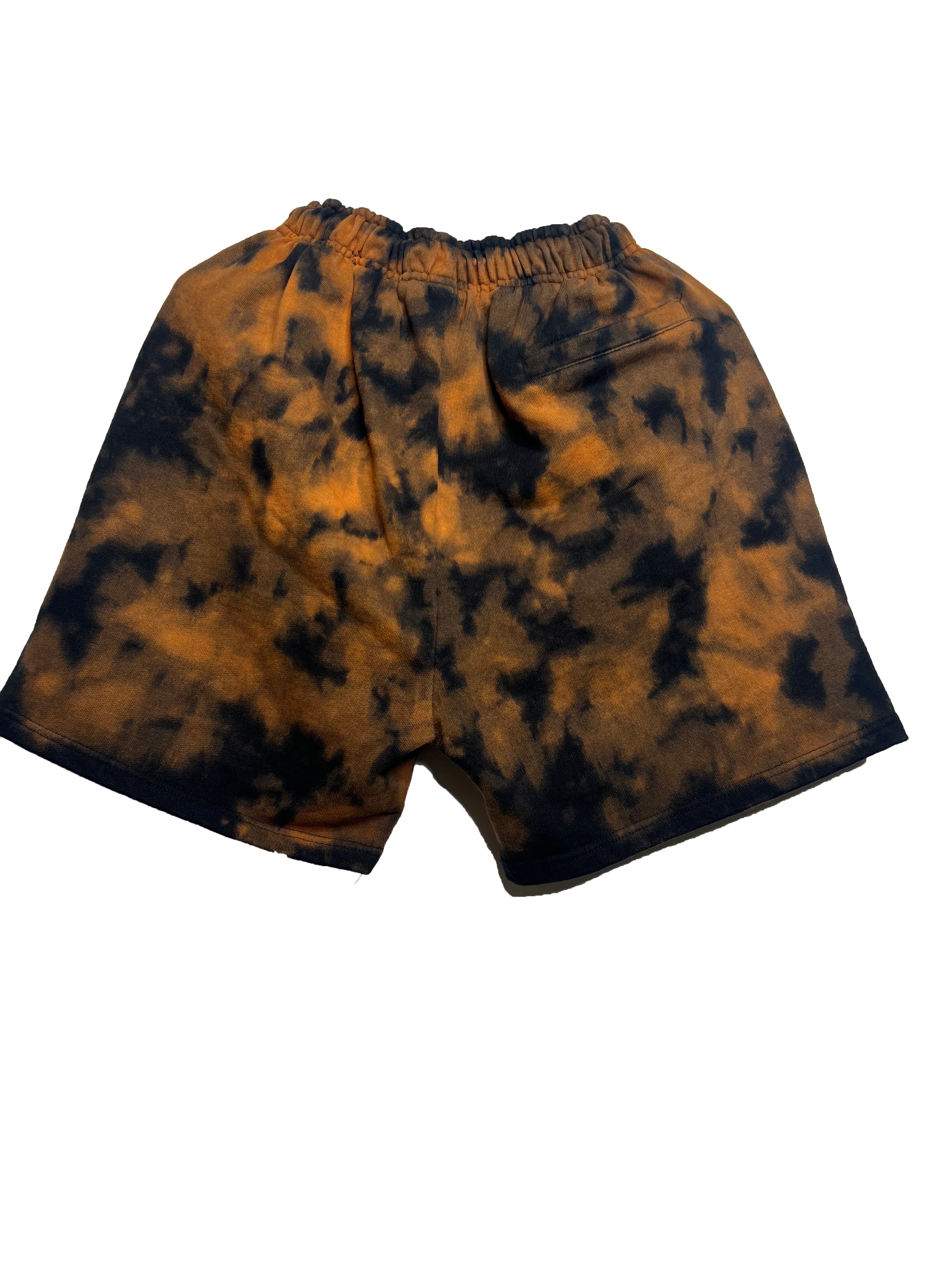 Bleached Shorts - Black - BrosXCo