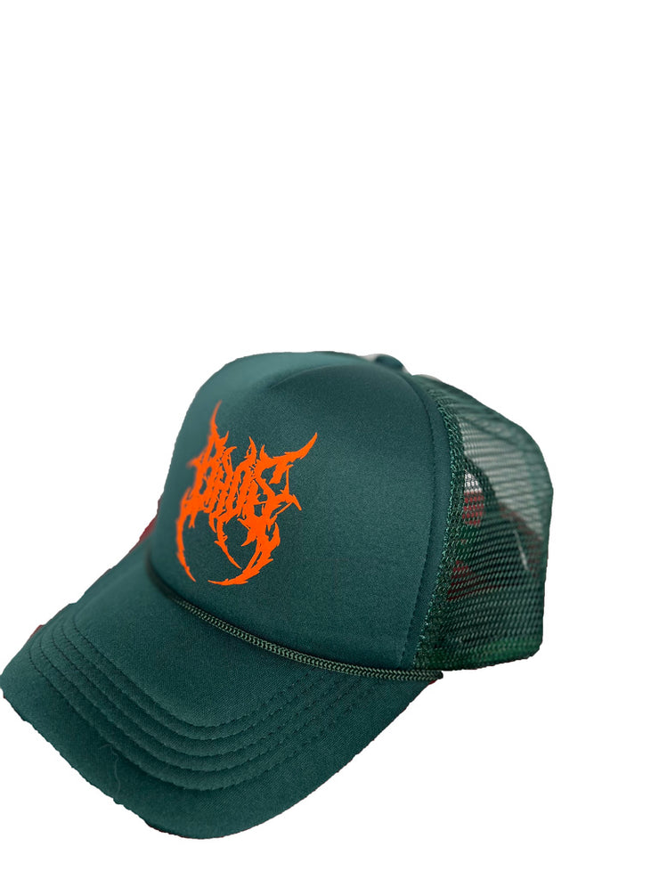 Puff Print Trucker - Green - BrosXCo