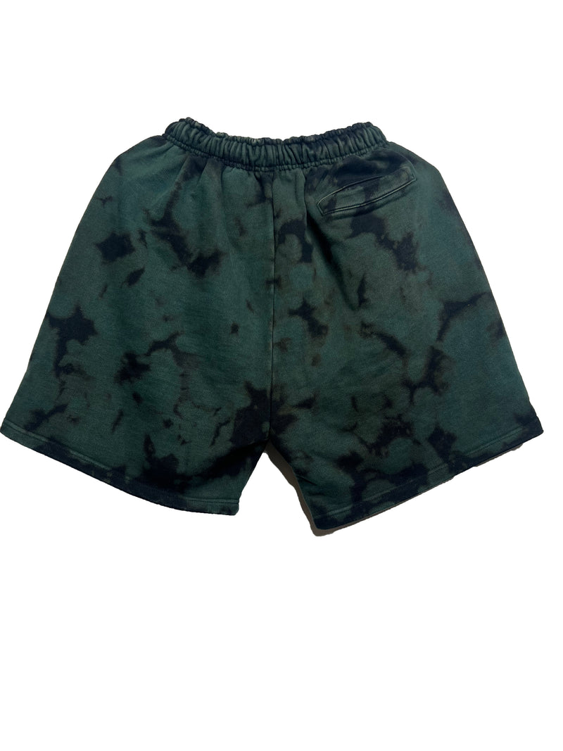 Tie Dye Shorts - Green - BrosXCo