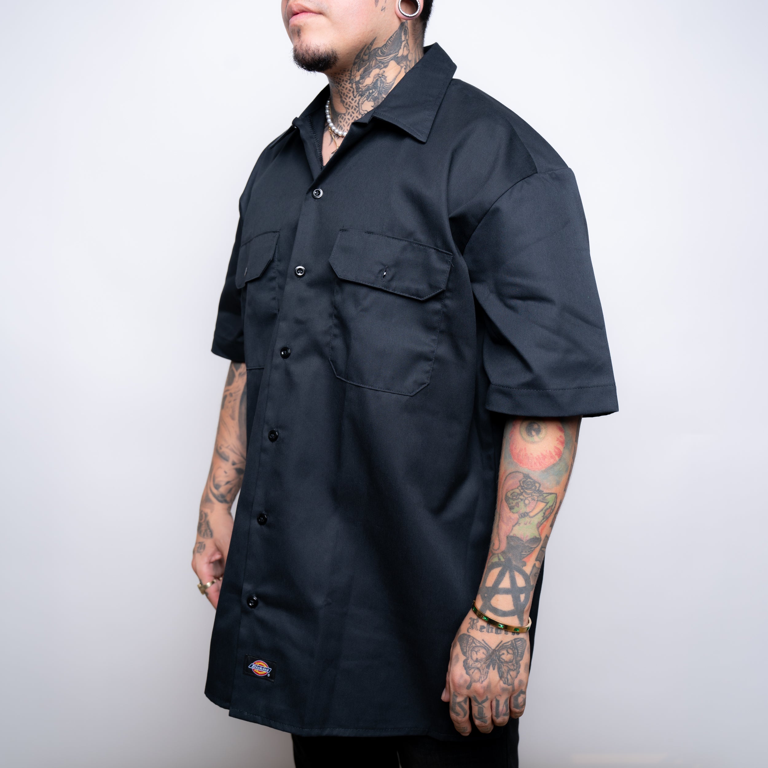 Dickies Button Up - Green - BrosXCo