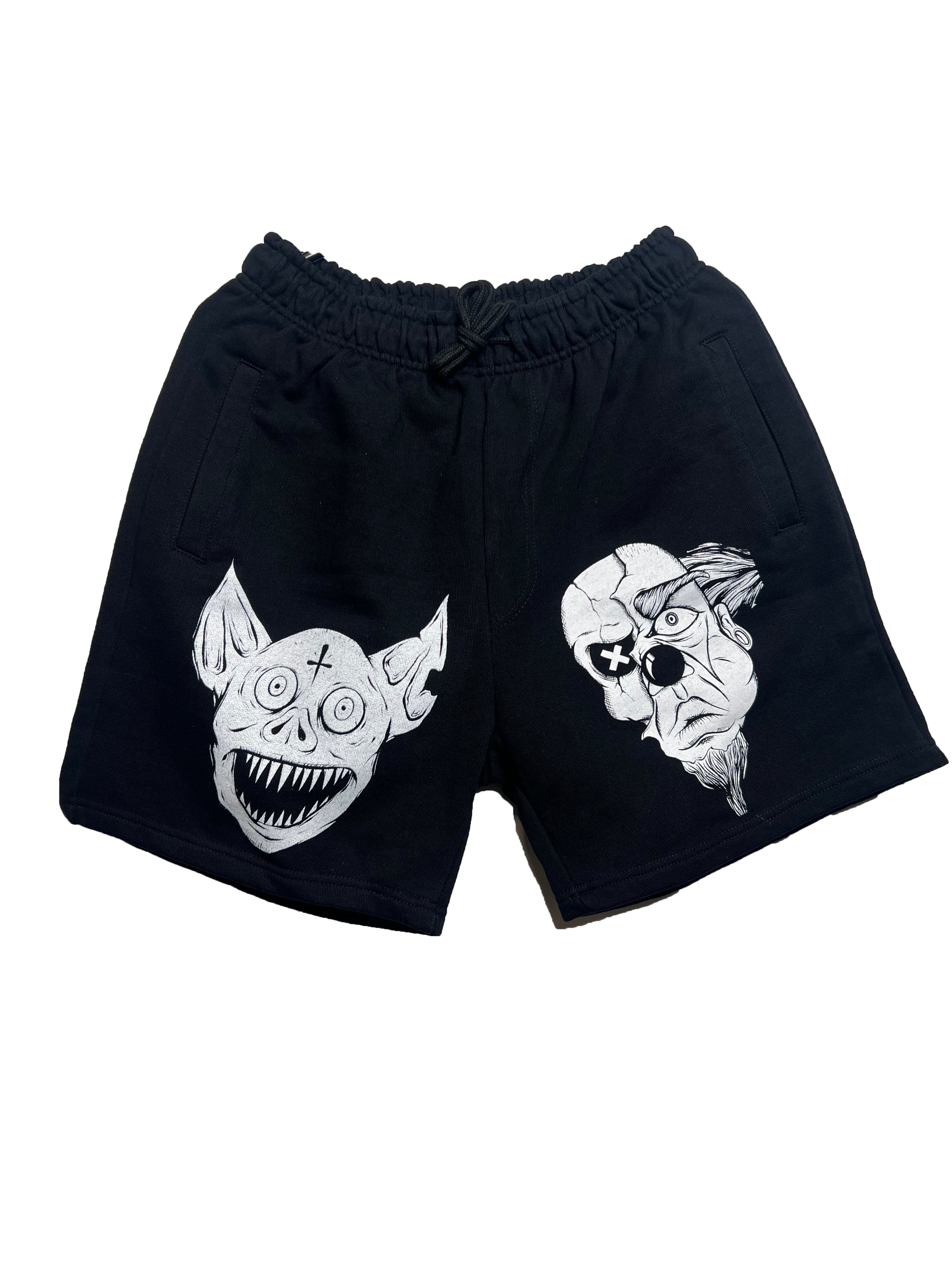 Clown Shorts - Black - BrosXCo