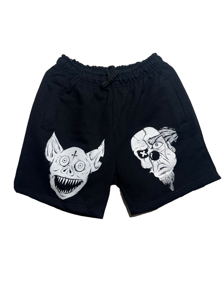 Clown Shorts - Black - BrosXCo