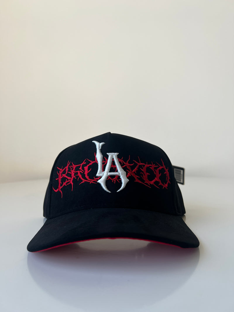 LA Script Hat - Red - BrosXCo