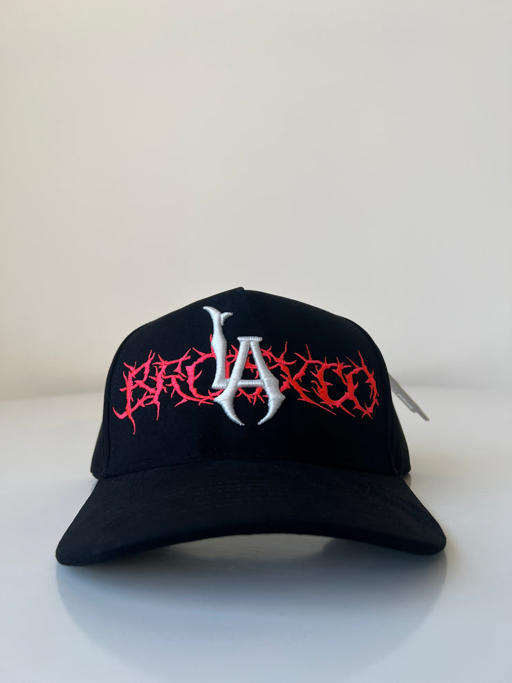 LA Script Hat - Neon Pink - BrosXCo