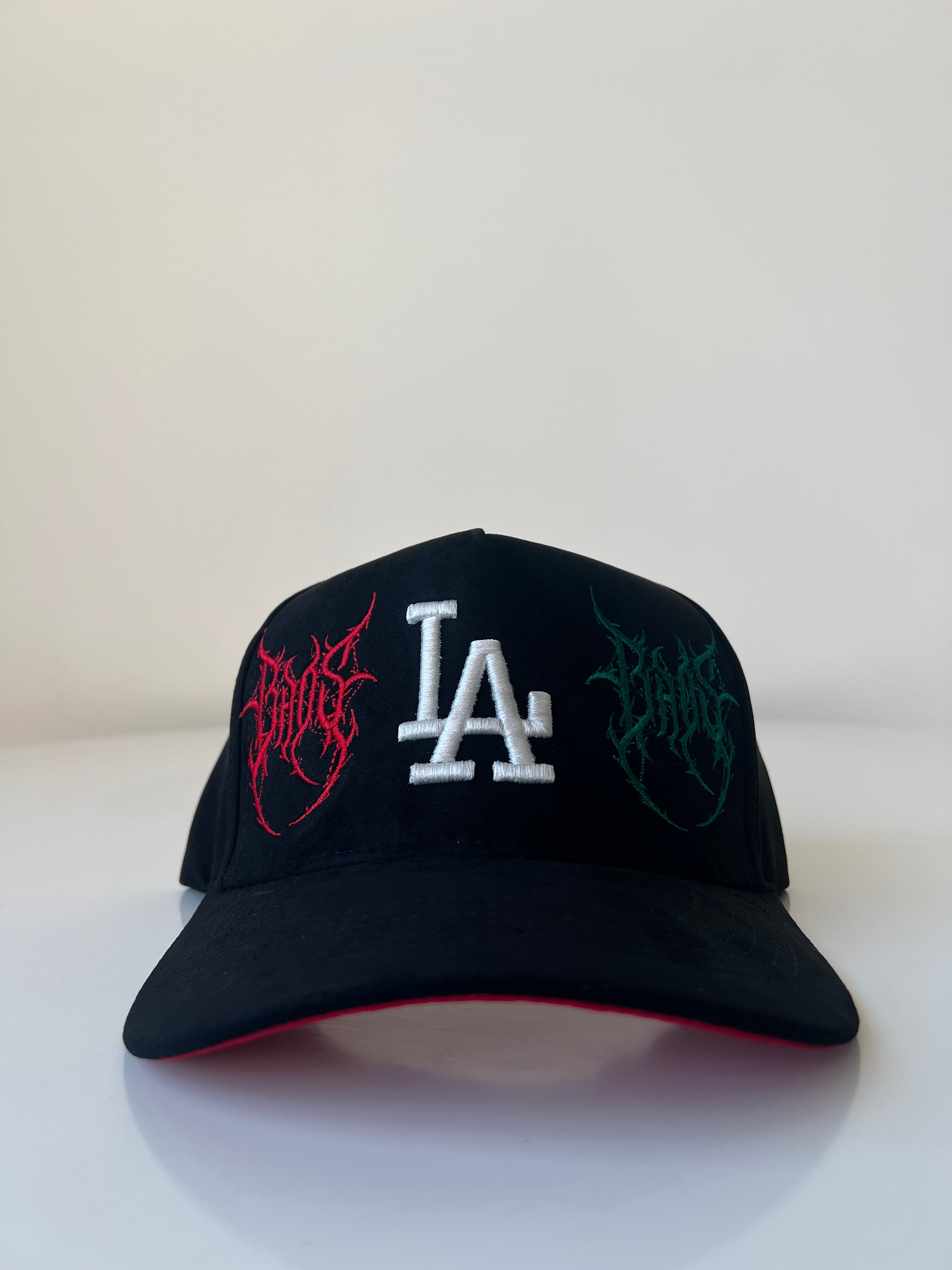 LA Logo Hat - Red Brim - BrosXCo