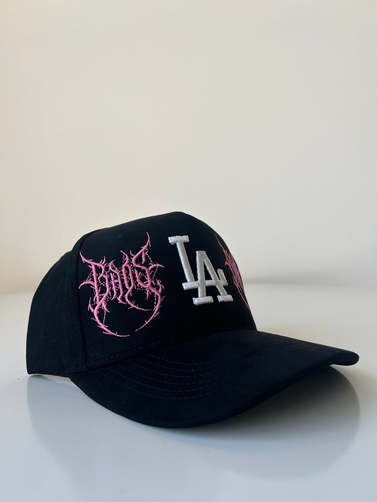 LA Logo Hat - Pink - BrosXCo