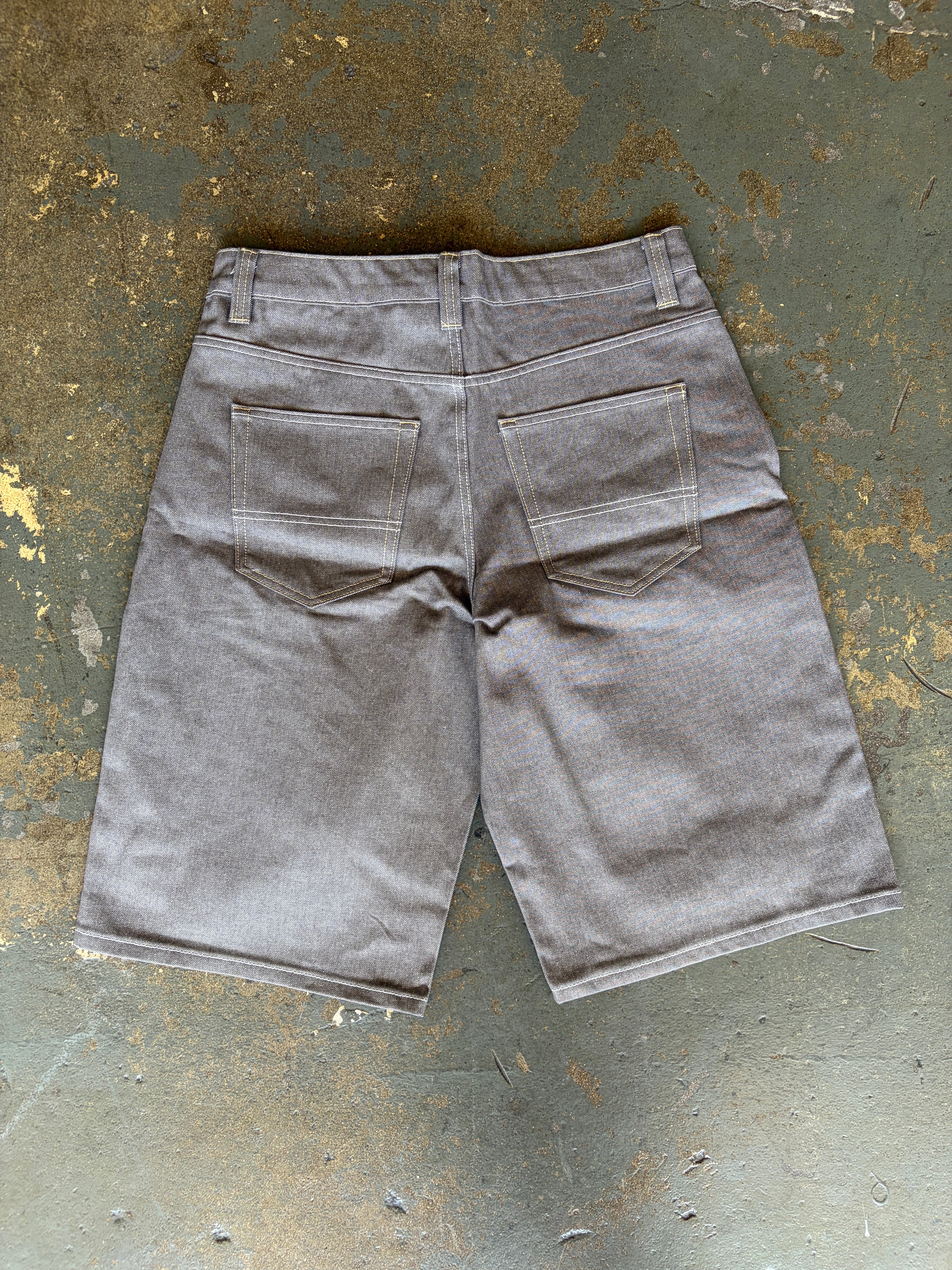 Denim Shorts - Brown - BrosXCo