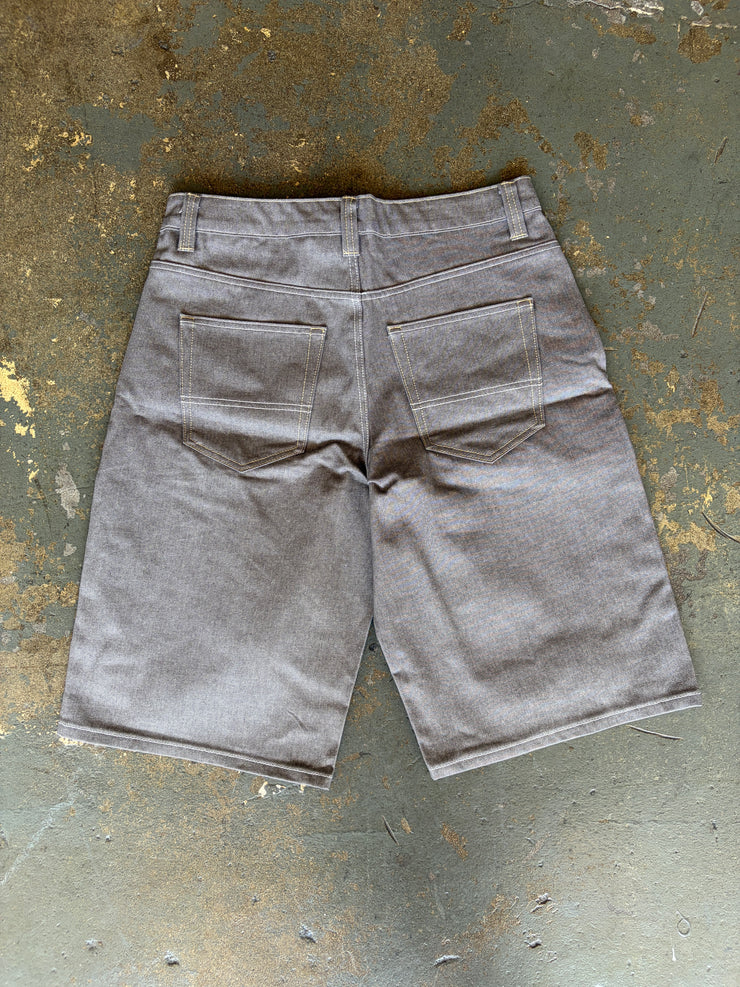 Denim Shorts - Brown - BrosXCo