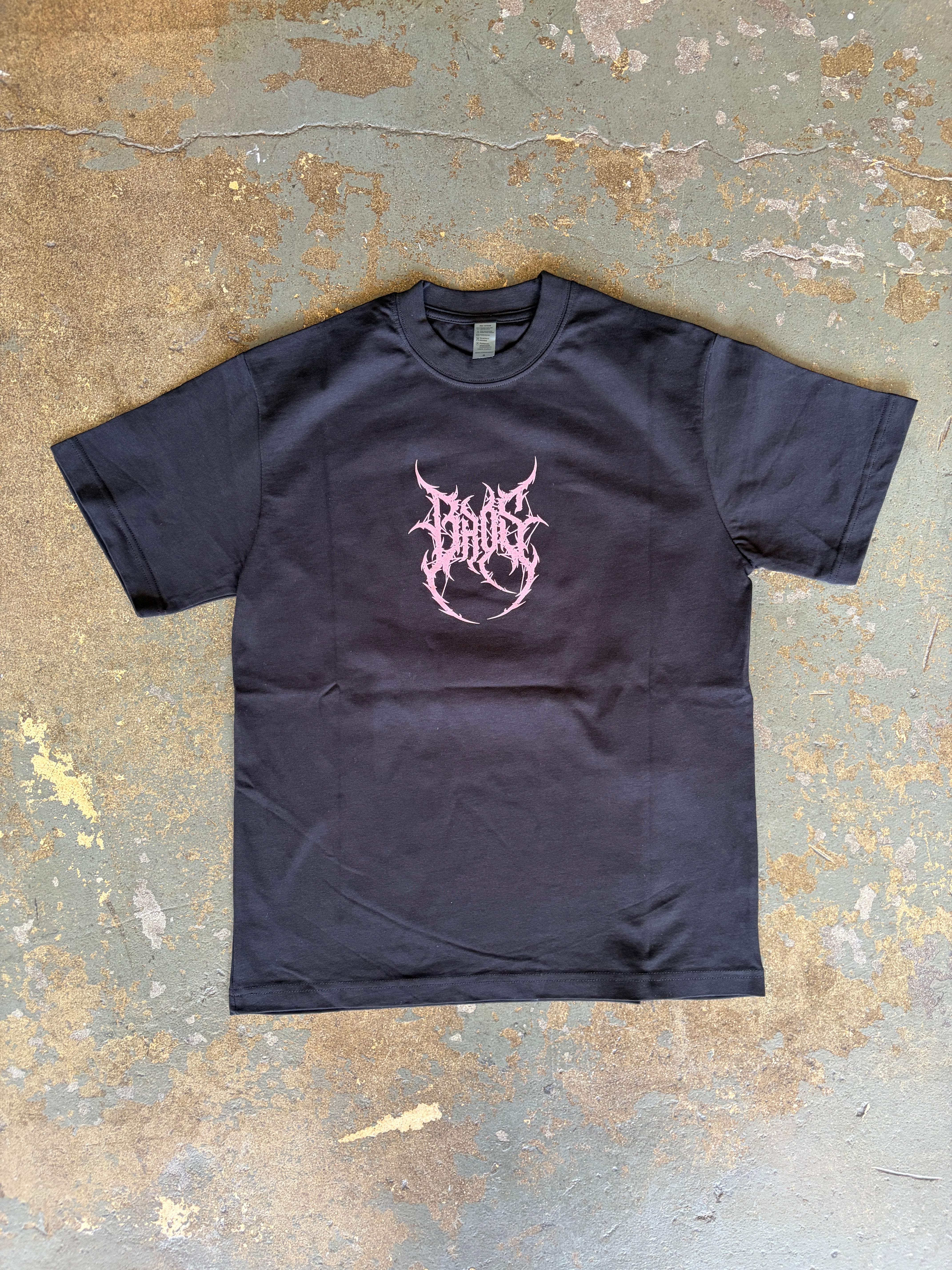 Virgin Mary Tee - Pink / Black - BrosXCo