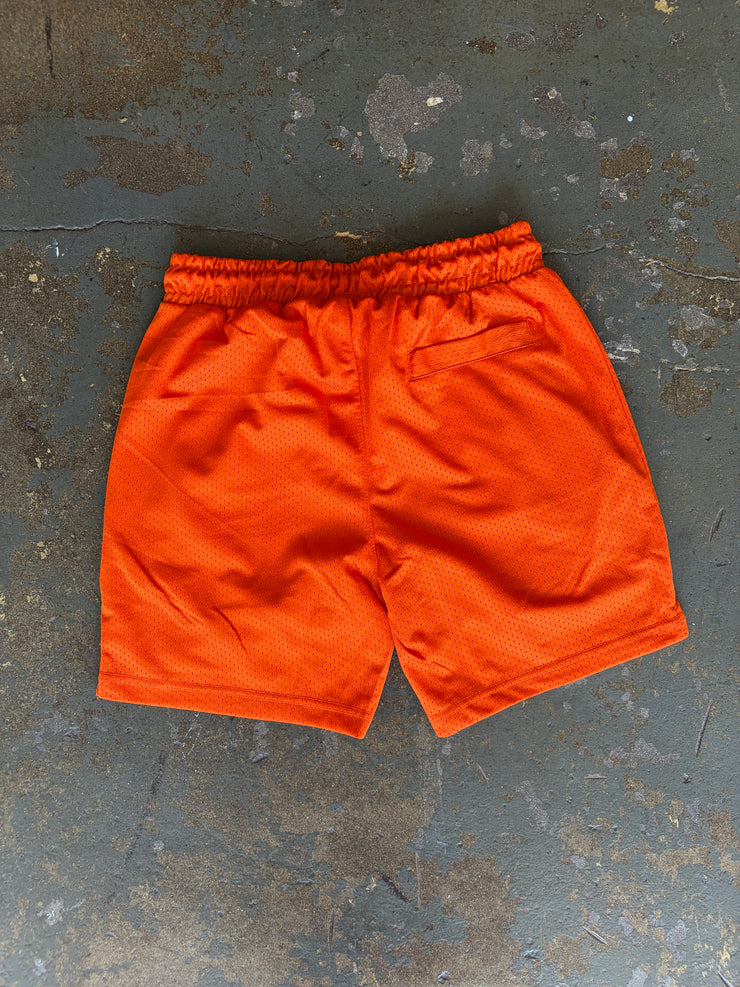 Mesh Virgin Mary Shorts - Orange - BrosXCo