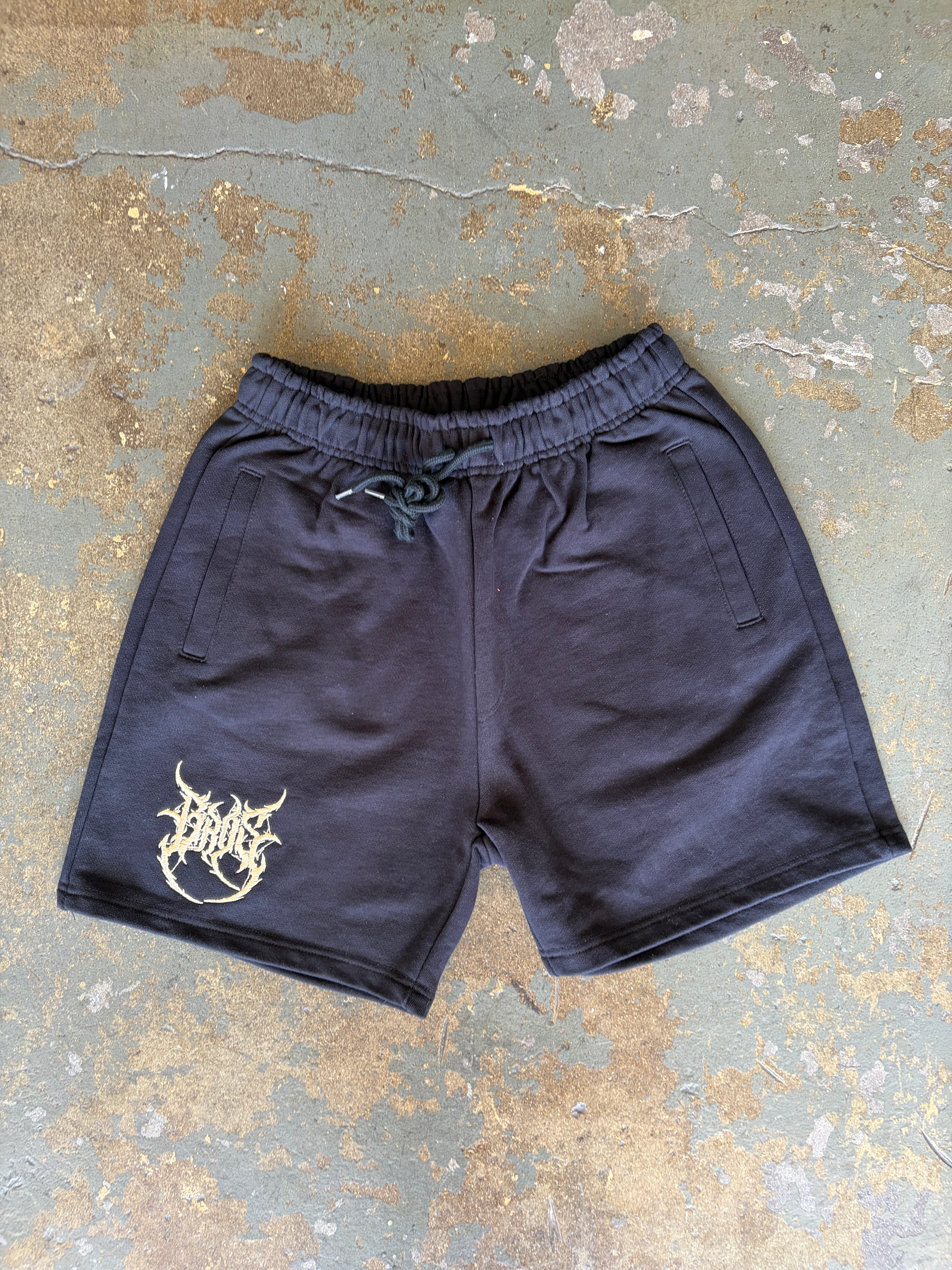 Logo Shorts - Gold - BrosXCo