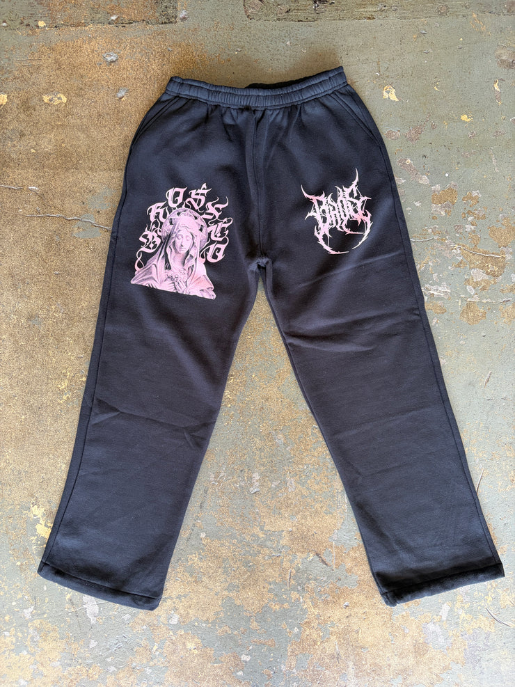 Virgin Mary Sweatpants - Pink - BrosXCo