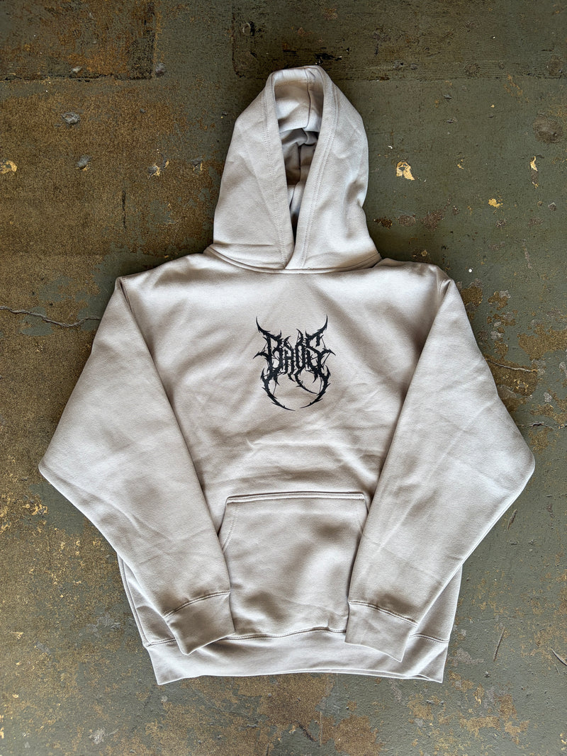 Skull Hoodie - Sand - BrosXCo