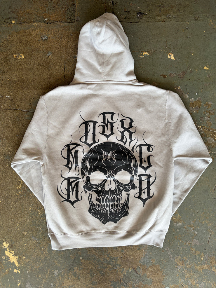 Skull Hoodie - Sand - BrosXCo