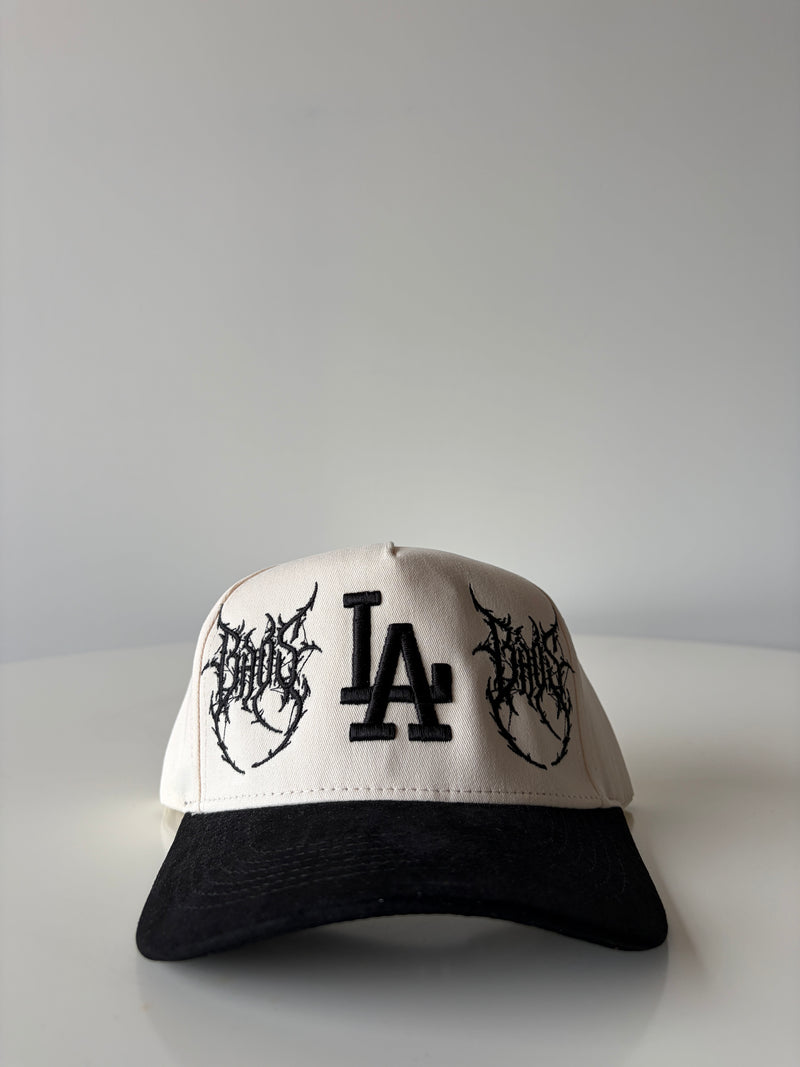 LA Hat - Black / White - BrosXCo
