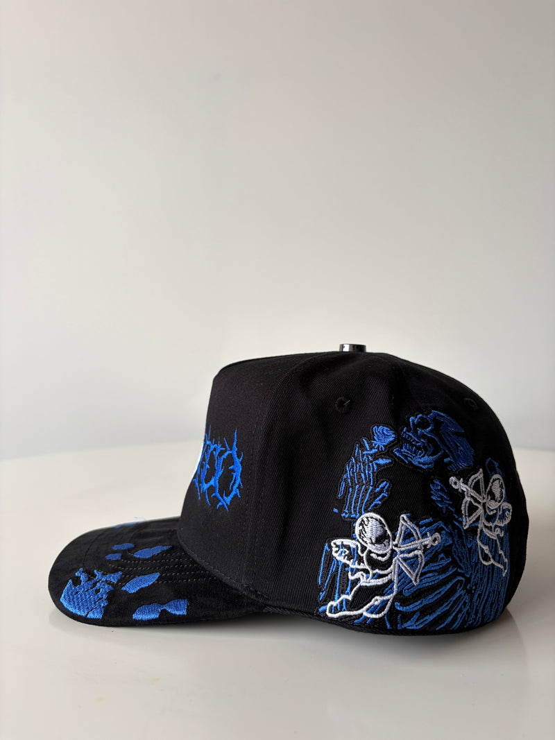 Embroidered Hat - Blue - BrosXCo