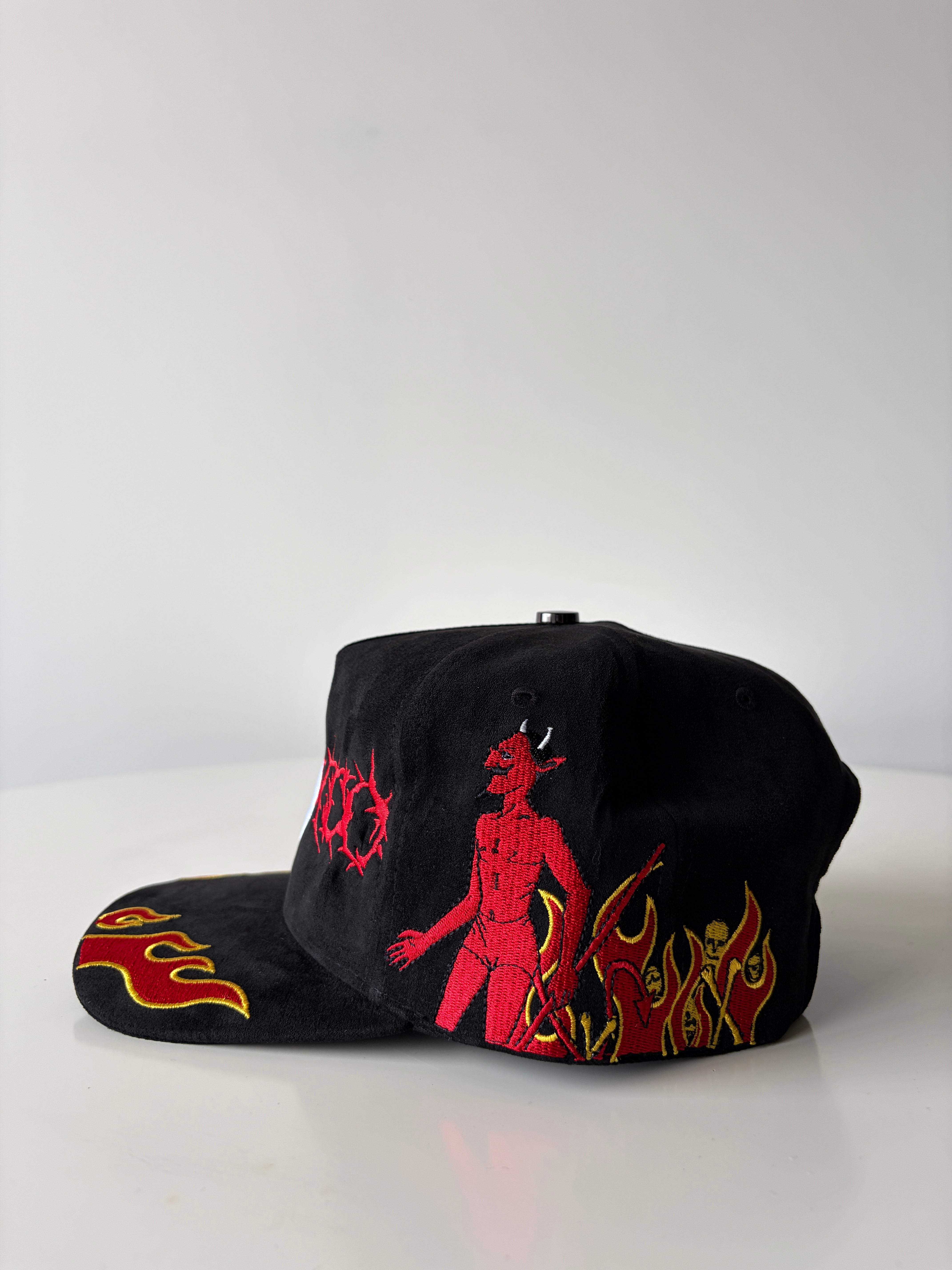 Embroidered Hat - Red - BrosXCo