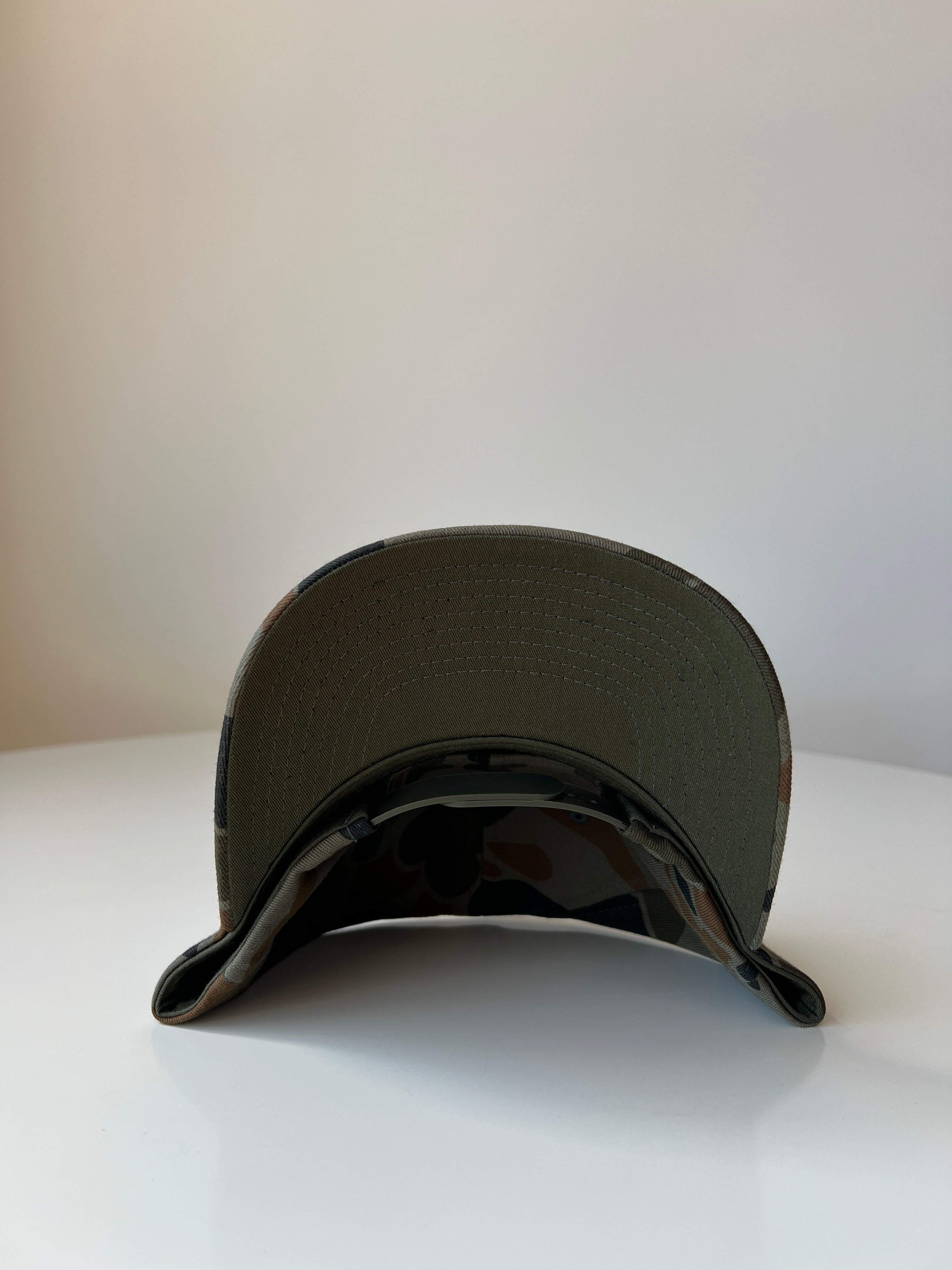 LA Snapback Hat - Olive Duck Camo - BrosXCo