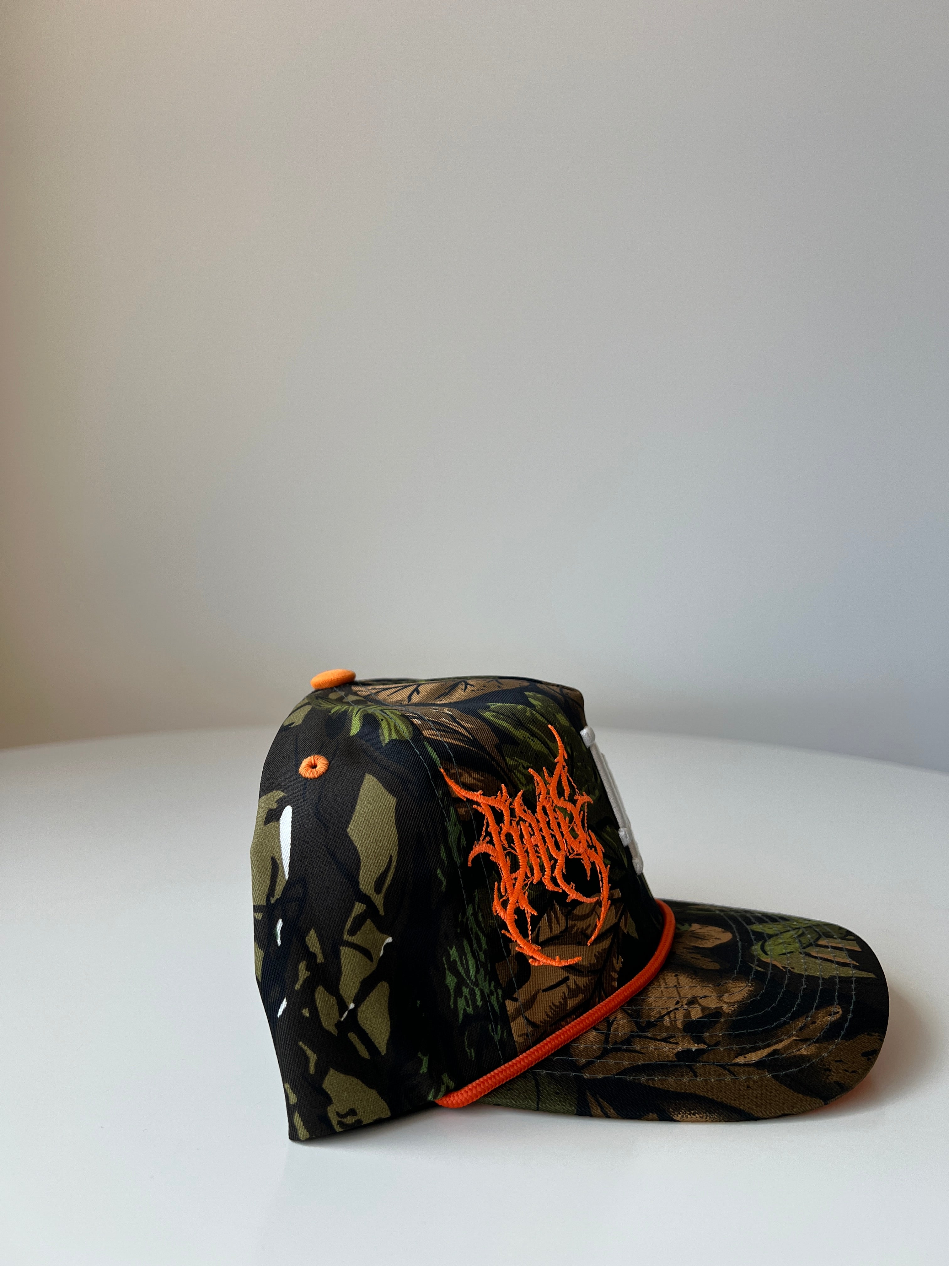 LA Snapback Hat - Olive Tree Camo - BrosXCo