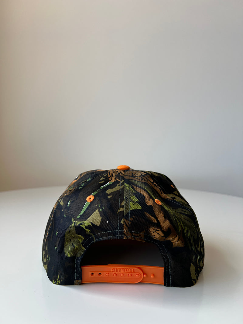 LA Snapback Hat - Olive Tree Camo - BrosXCo