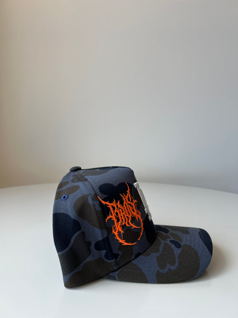 LA Snapback Hat - Grey Duck Camo - BrosXCo