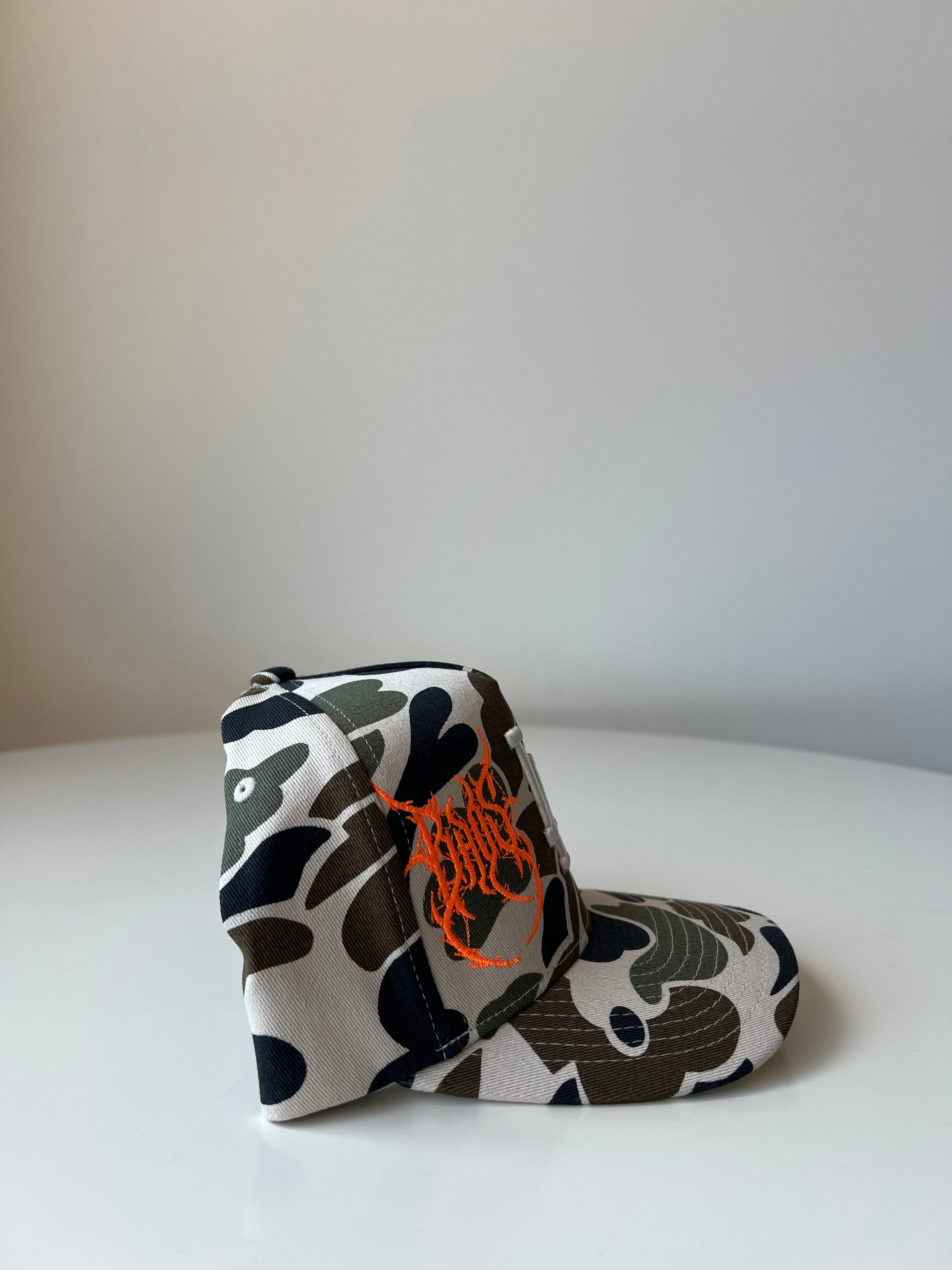 LA Snapback Hat - White Duck Camo - BrosXCo