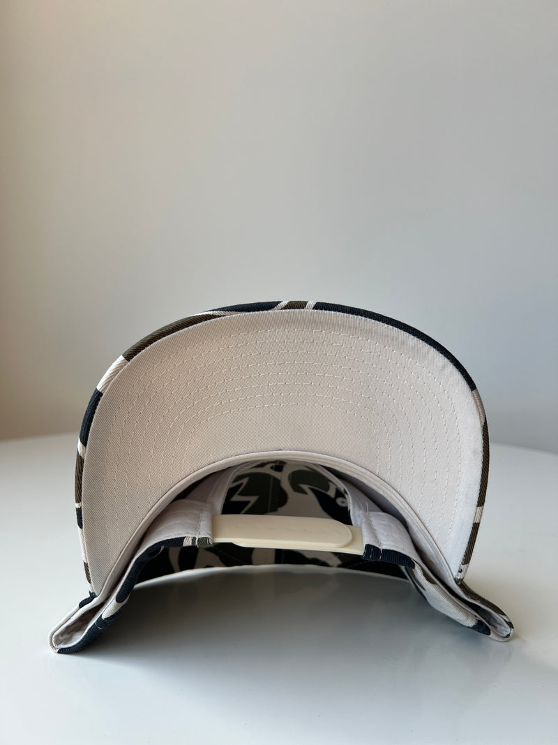 LA Snapback Hat - White Duck Camo - BrosXCo