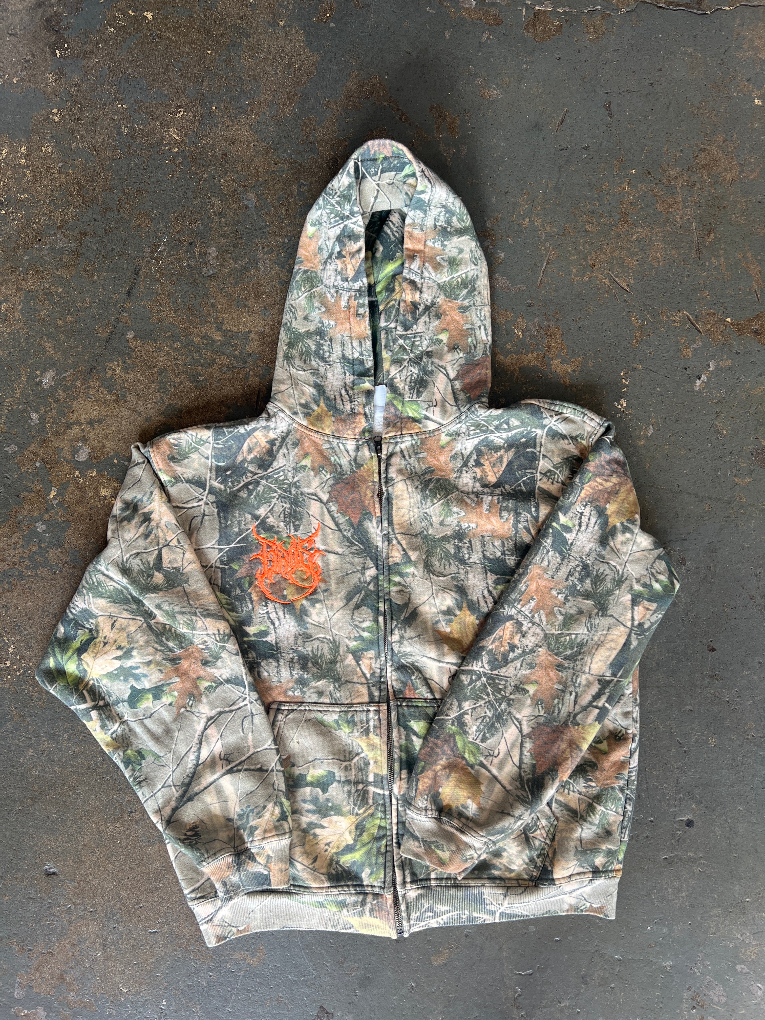 Camo Zip Up Hoodie - BrosXCo
