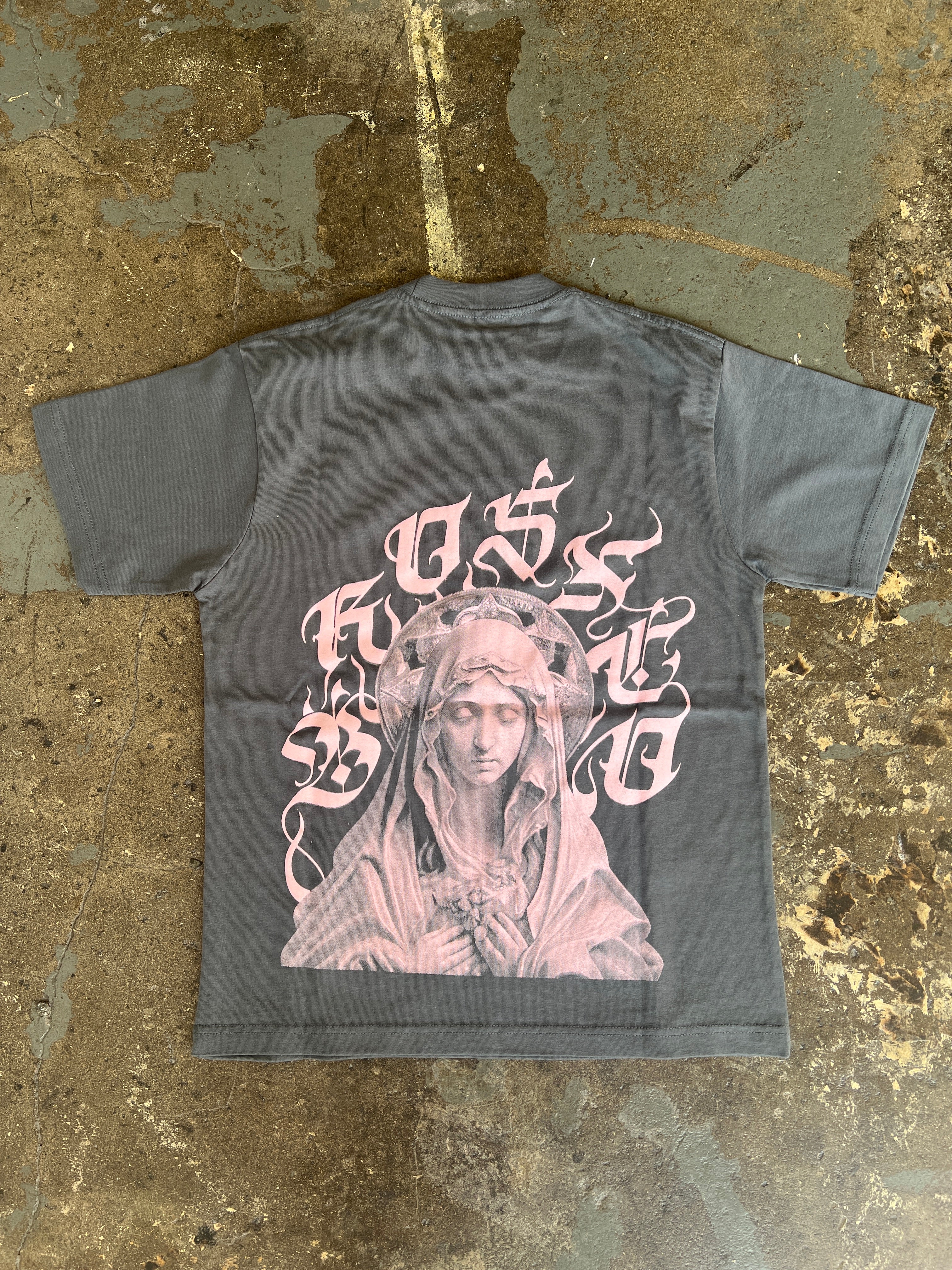 Virgin Mary Tee - Pink - BrosXCo
