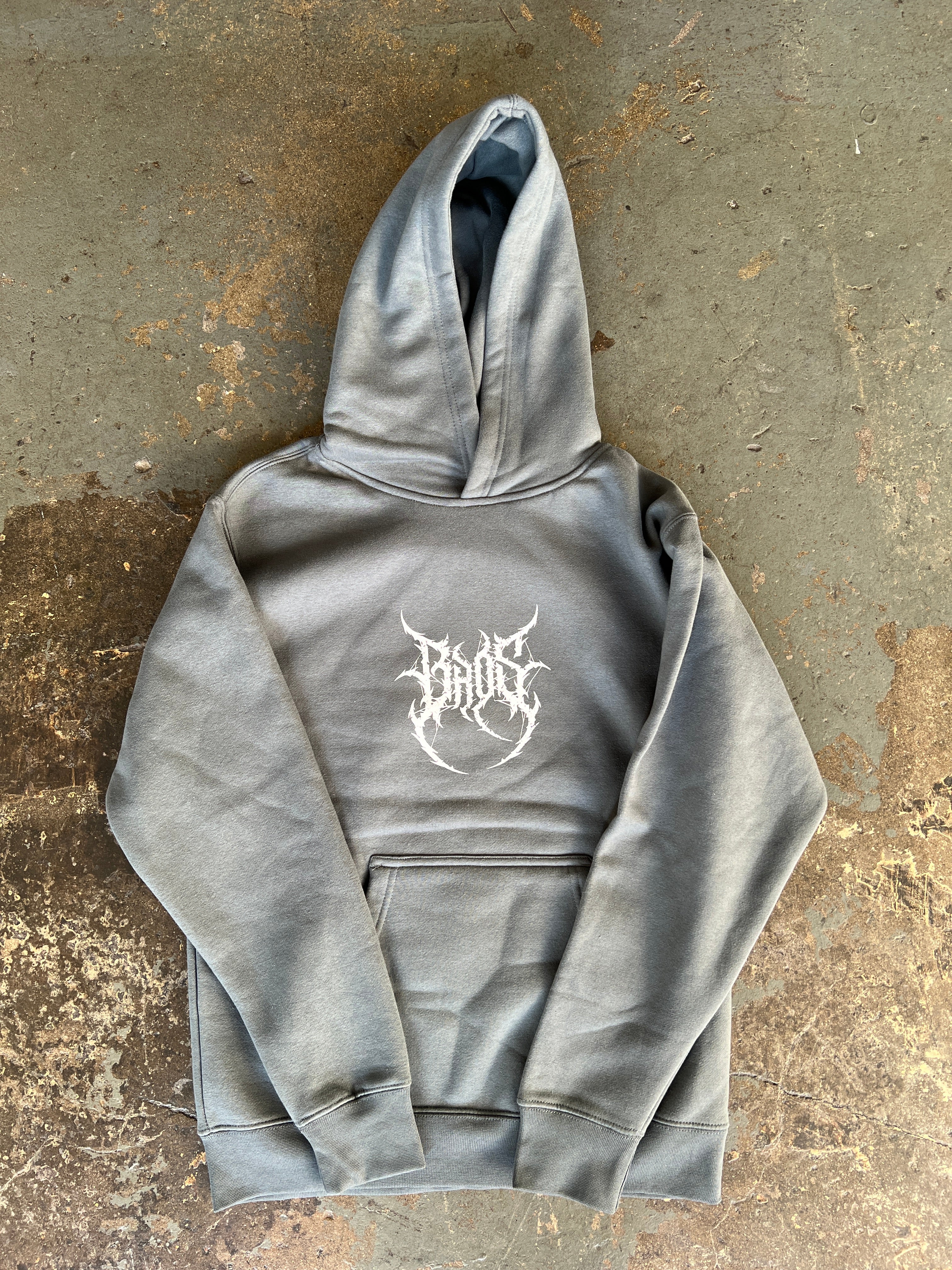 Virgin Mary Hoodie - Light Blue - BrosXCo